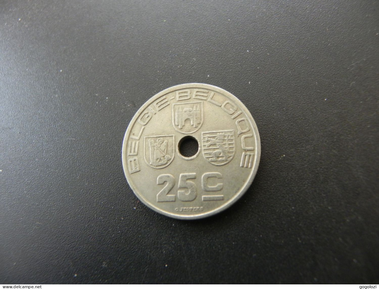 Belgique 25 Centimes 1938 - 25 Cents