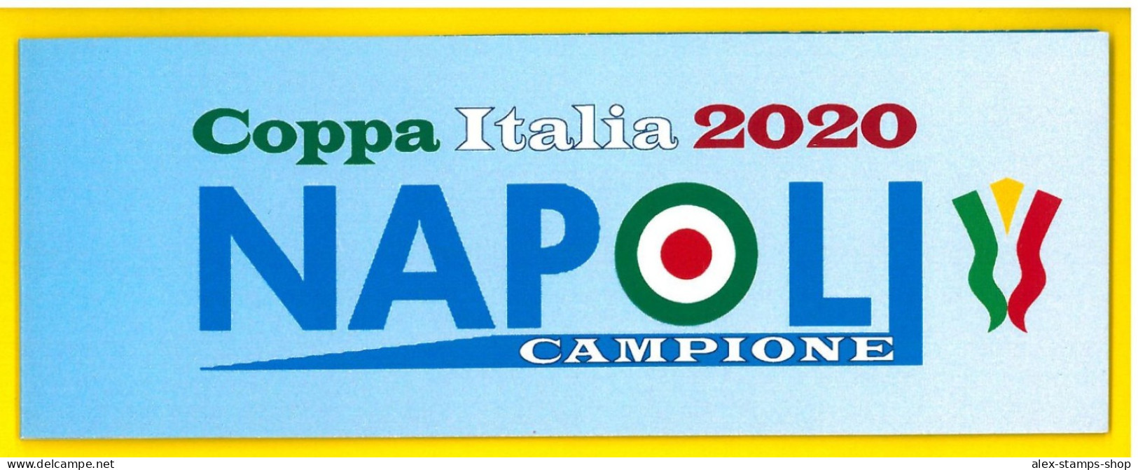 ITALIA 2020 NEW BOOKLET NAPOLI FOOTBALL CLUB NUOVO NUM. 026 COPPA ITALIA - Libretti