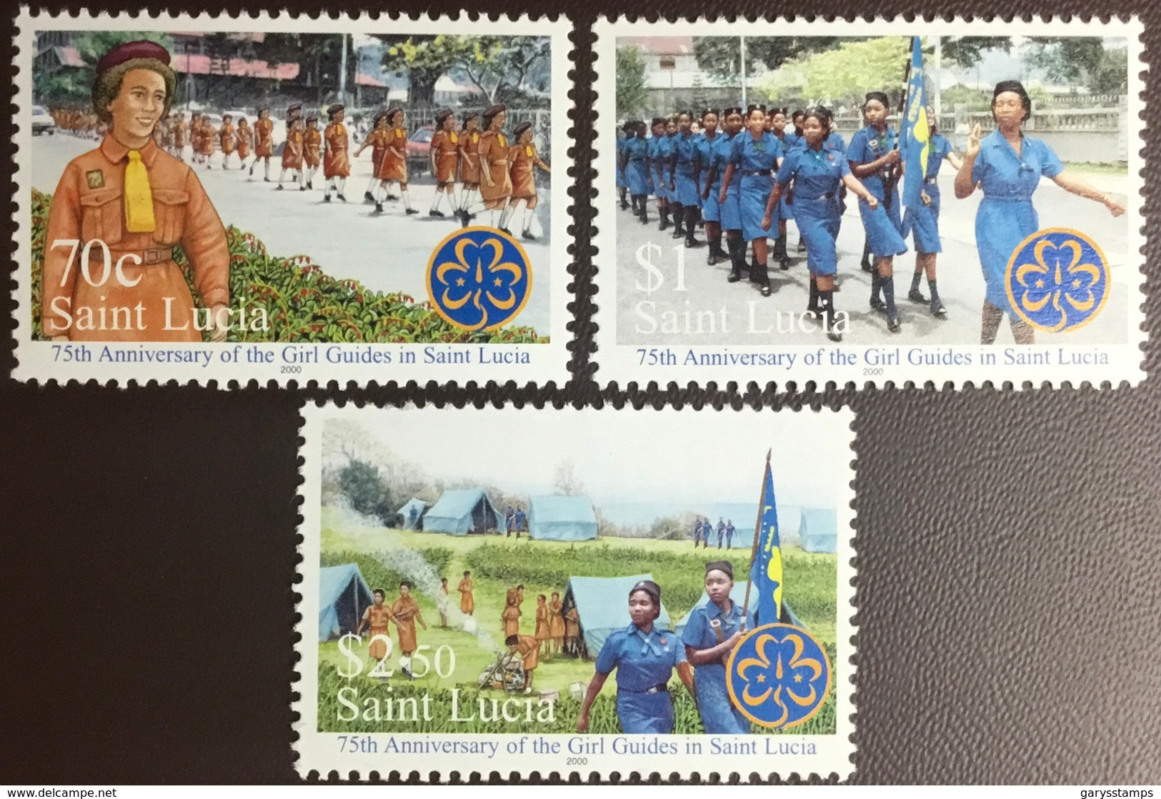 St Lucia 2000 Girl Guides Anniversary MNH - St.Lucie (1979-...)