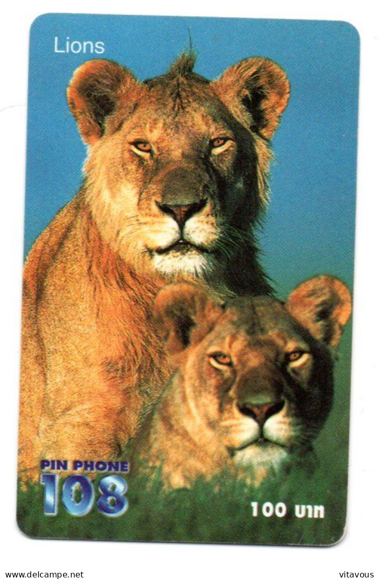 Lion Leo Télécarte Gem Thaïlande Phonecard  (salon 564) - Thaïlande