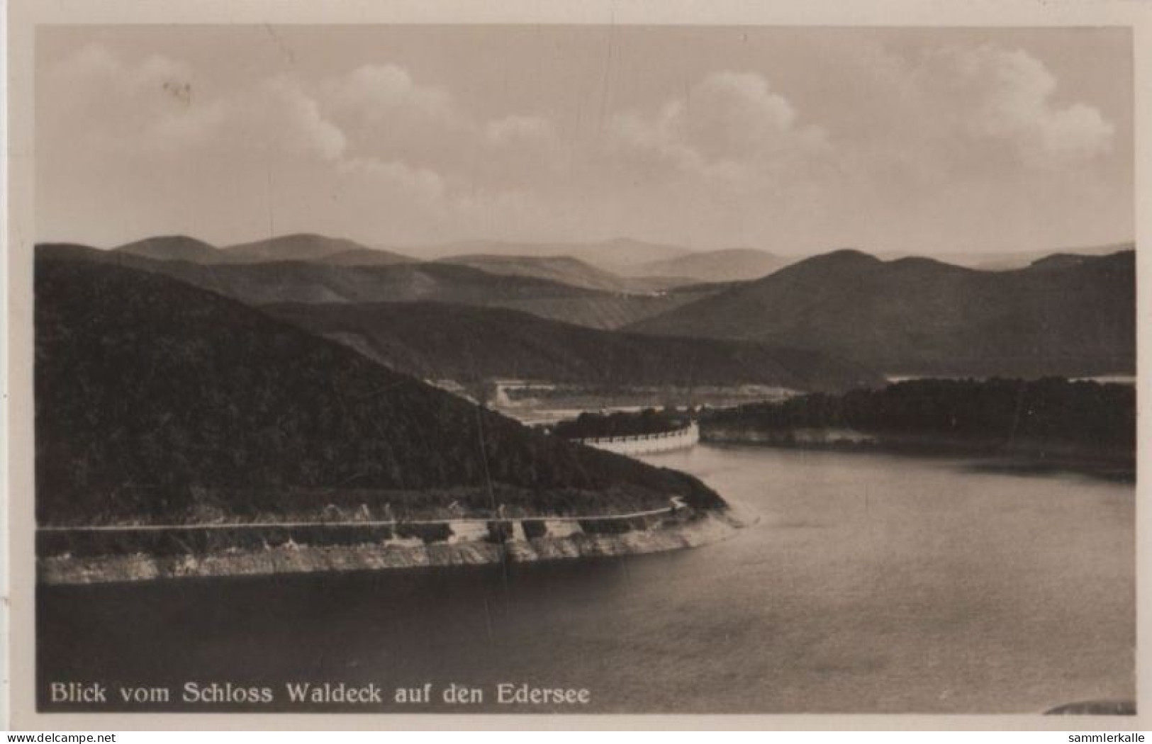 87849 - Edersee - Blick Von Schloss Waldeck - Ca. 1955 - Edersee (Waldeck)