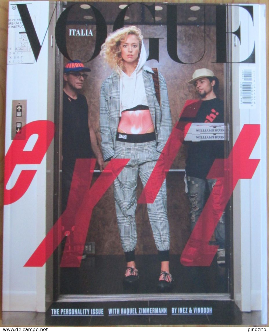 VOGUE ITALIA 807 2017 Raquel Zimmerman Cate Blanchett Carlyne Cerf De Dudzeele - Fashion