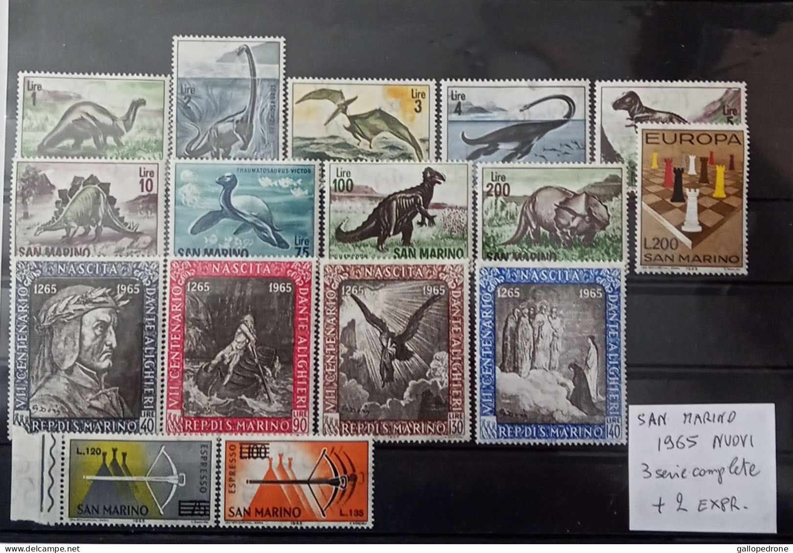 1964/65/66 San Marino, 9 Serie Complete 44 Val.+5 EXP - Nuovi - MNH ** - Ongebruikt