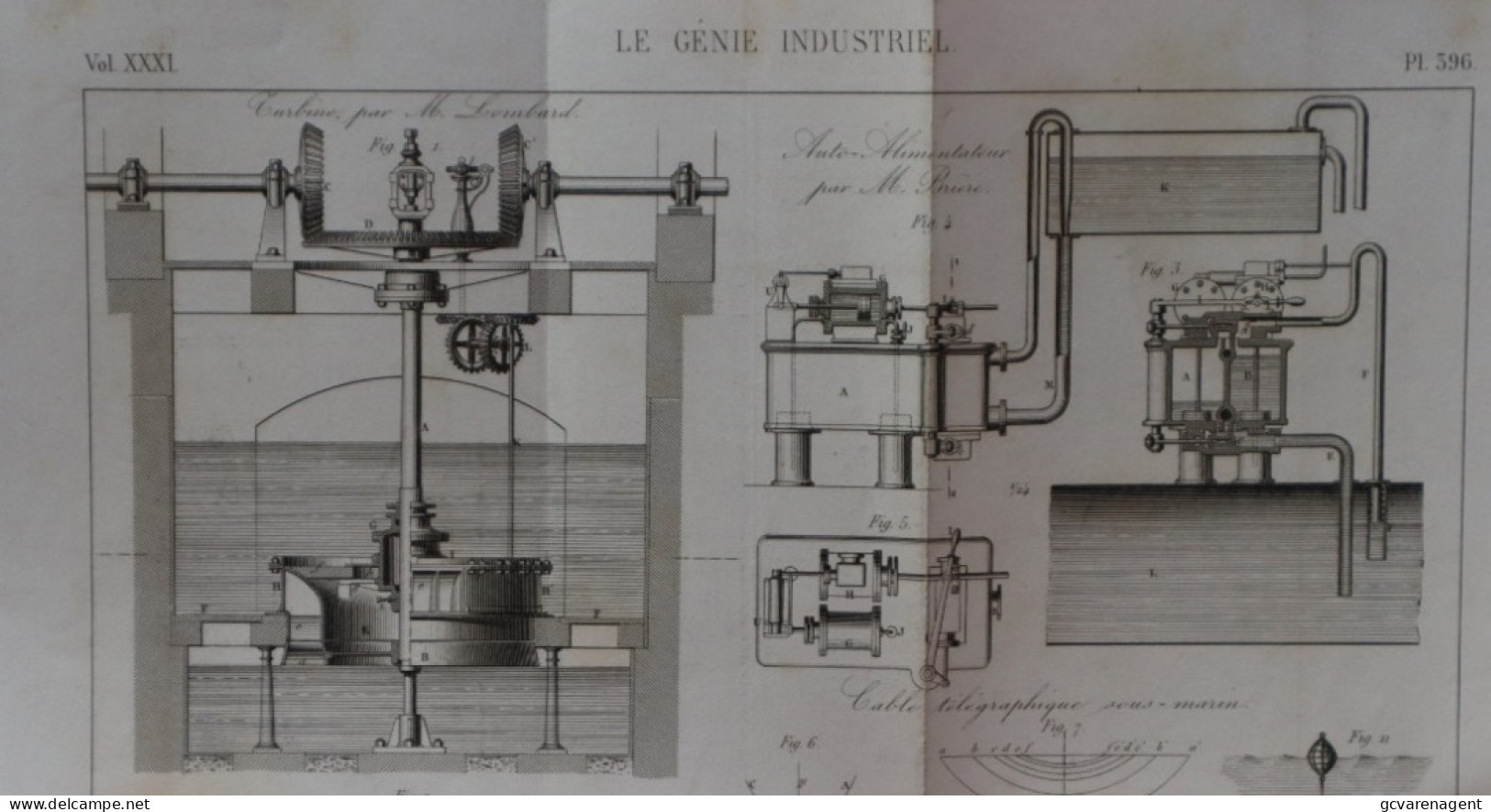 TURBINE PAR M.LOMBARD , AUTO ALIMENTATEUR PAR M.BRIERE   28X24 CM - VOIR IMAGES - Tools