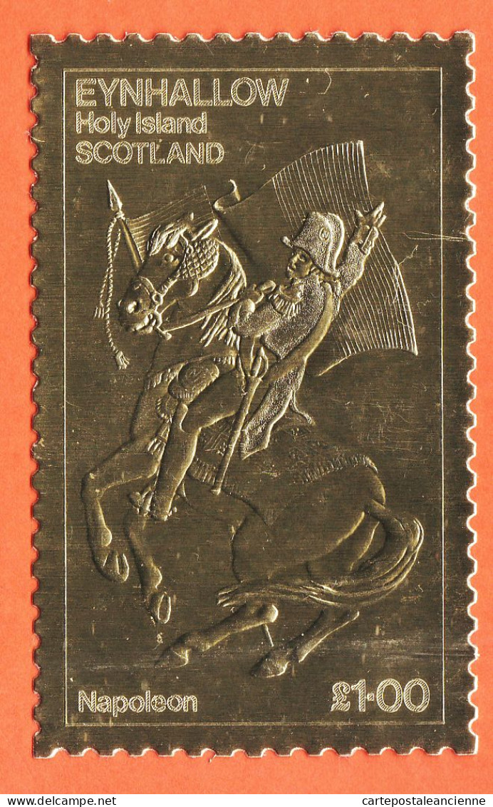 7288 / ⭐ NAPOLEON Gold Stamp ** EYNHALLOW Holly Island Scotland 1 £ Livre  Neuf Sans Charniere Timbre OR - Ecosse