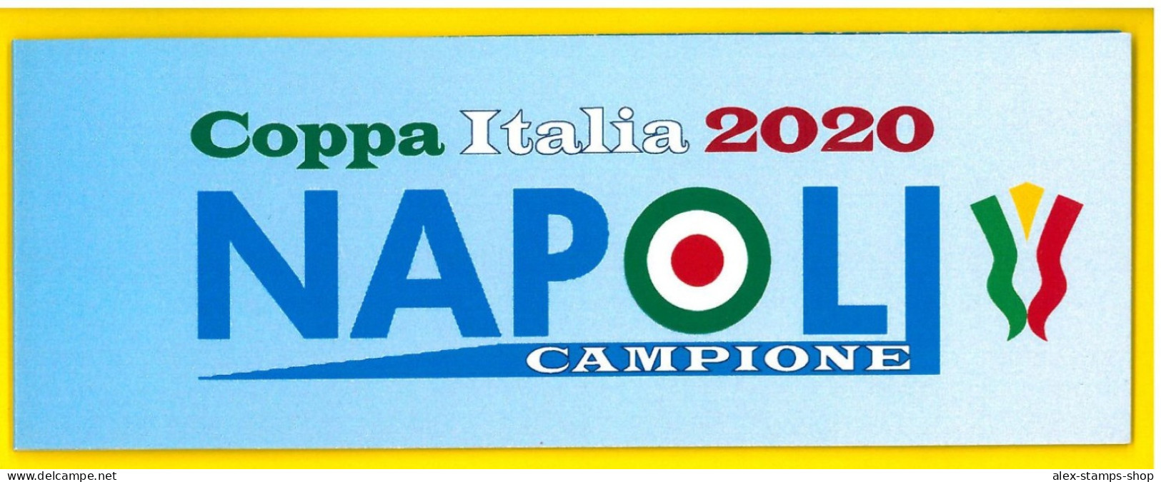 ITALIA 2020 NEW BOOKLET NAPOLI FOOTBALL CLUB CODICE A BARRE NUM.007 - RARE - Cuadernillos