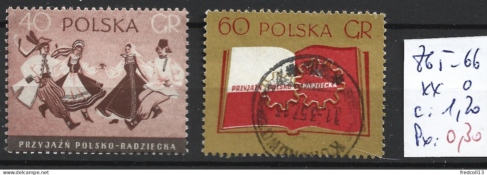 POLOGNE 865-66 ** & Oblitéré Côte 1.20 € - Unused Stamps