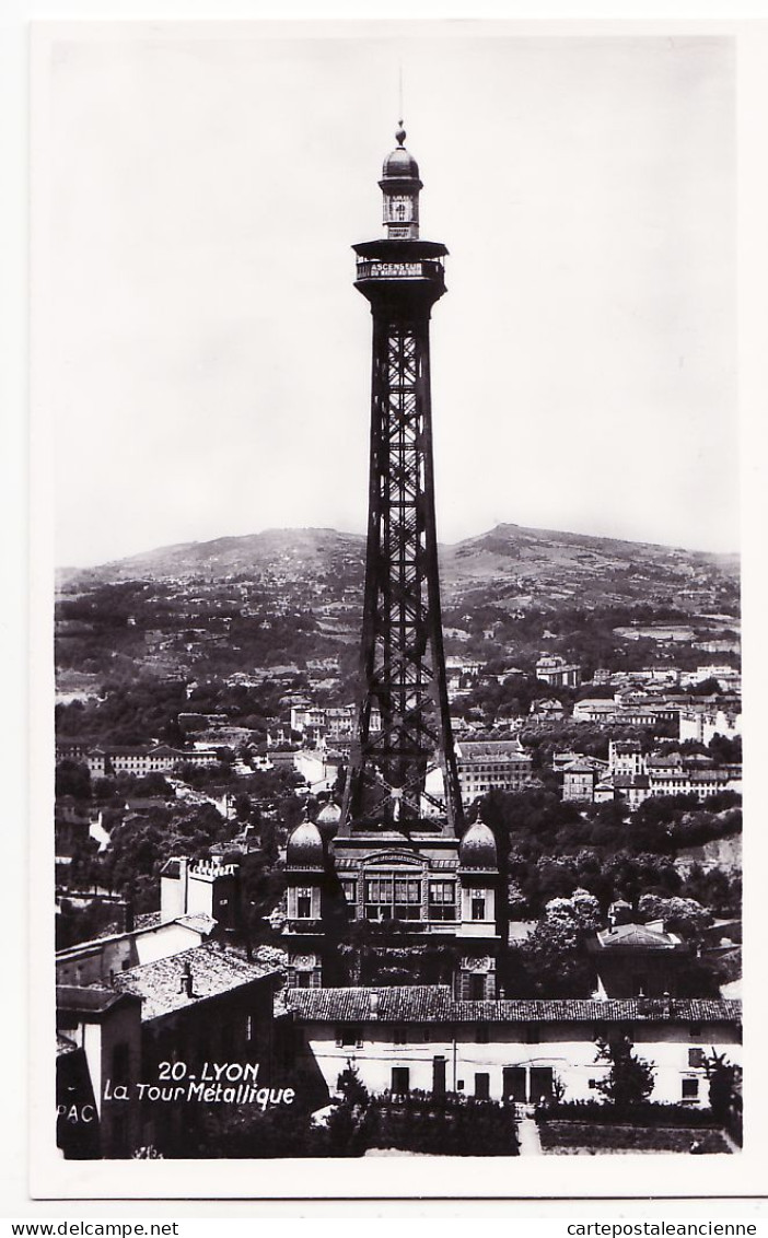 15752 ● LYON La Tour METALLIQUE De FOURVIERES 1940s Photo-Bromure PAC BRUNAUD N°20 - Lyon 5