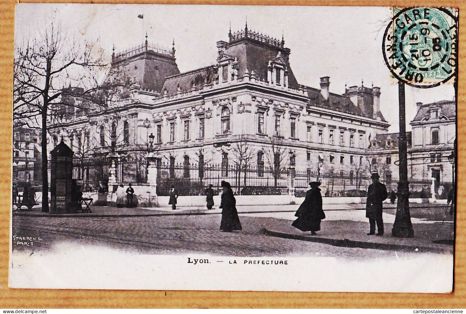 15742 ● LYON IIIe La Préfecture 1905 à Paul RIPAUX Rue De L'Ancien Palais Montargis-STAERCK - Lyon 3