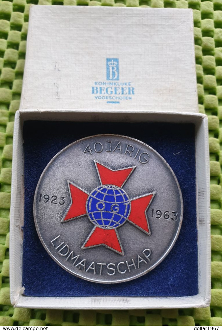 Medaille -   Zelhem , Internationale Orde Van Goede Tempellieren ( IOGT )  -  Original Foto  !!  Medallion  Dutch - Sonstige & Ohne Zuordnung