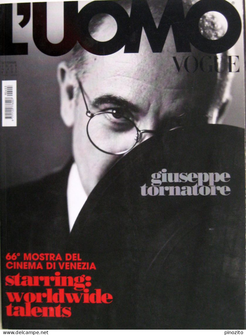 L’UOMO VOGUE 403 2009 Giuseppe Tornatore Morgan Freeman Riccardo Scamarcio Werner Herzog - Moda