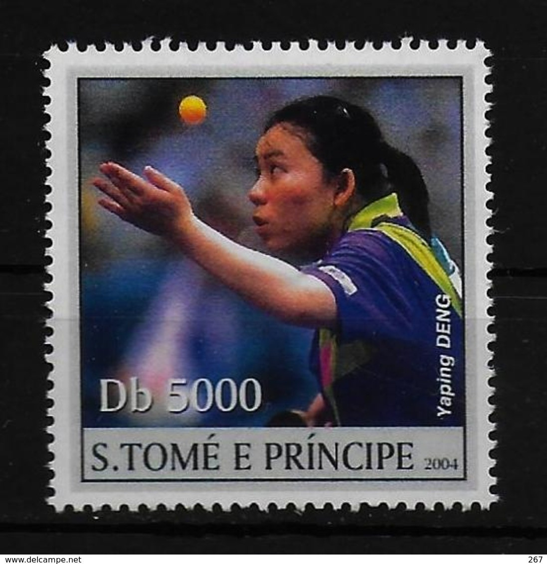 ST THOME ET PRINCE    N° 1942 * *  ( Cote 2e )  Tennis De Table - Table Tennis