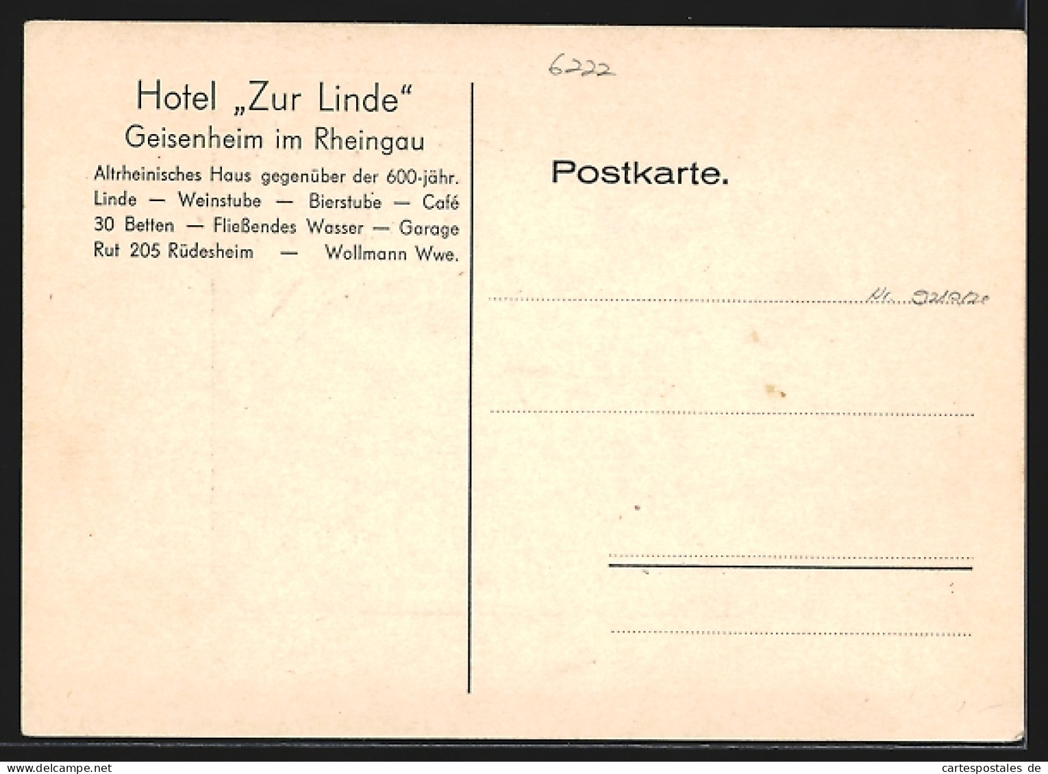 Künstler-AK Geisenheim /Rheingau, Hotel Zur Linde Wollmann Wwe., Mit 600jähriger Linde, Wappen  - Rheingau