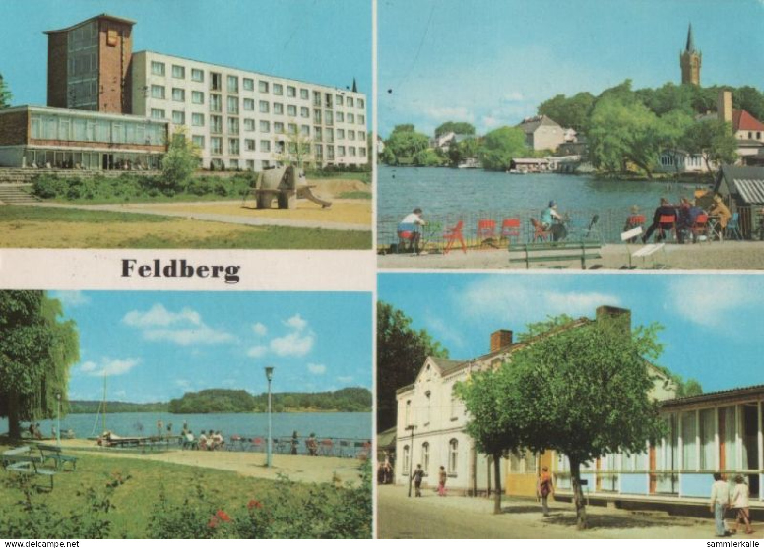 74390 - Feldberg, Feldberger Seenlandschaft - 4 Teilbilder - 1979 - Feldberg