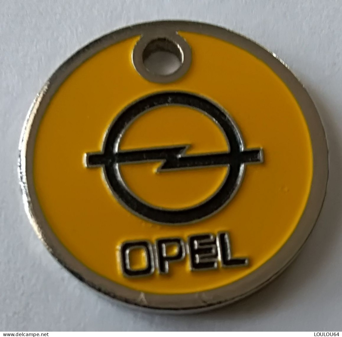 Jeton De Caddie - Automobiles - OPEL - AUVERGNE AUTOMOBILE - En Métal - - Trolley Token/Shopping Trolley Chip