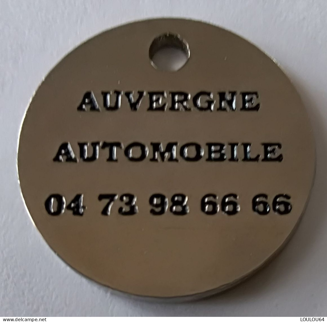 Jeton De Caddie - Automobiles - OPEL - AUVERGNE AUTOMOBILE - En Métal - - Trolley Token/Shopping Trolley Chip