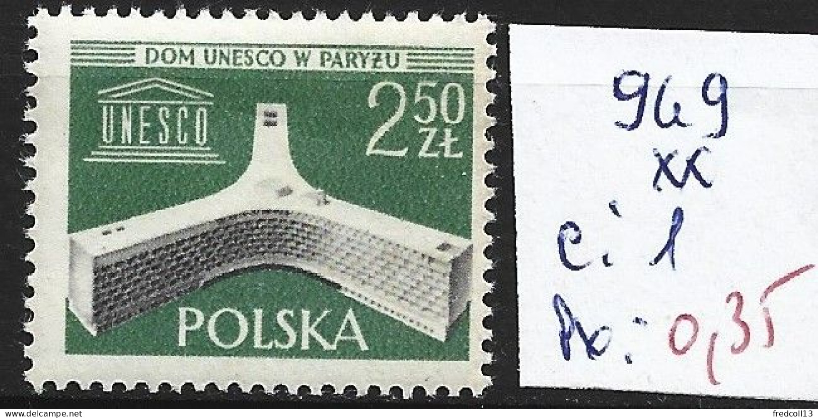 POLOGNE 949 ** Côte 1 € - Ongebruikt