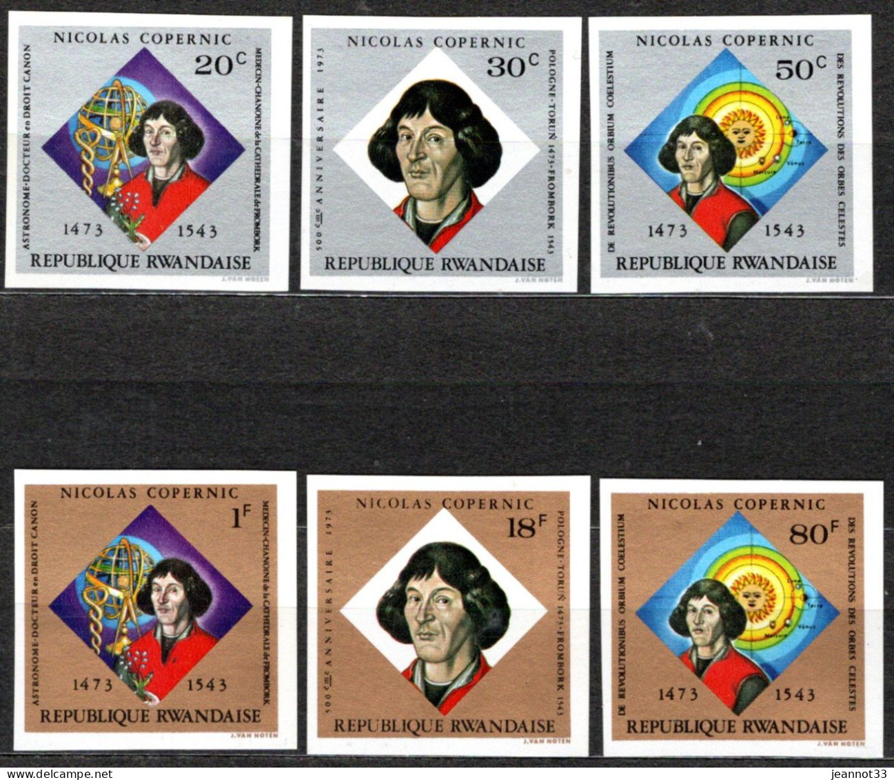 566/71** Nicolas Copernic - Neuf Sans Charnières - Unused Stamps