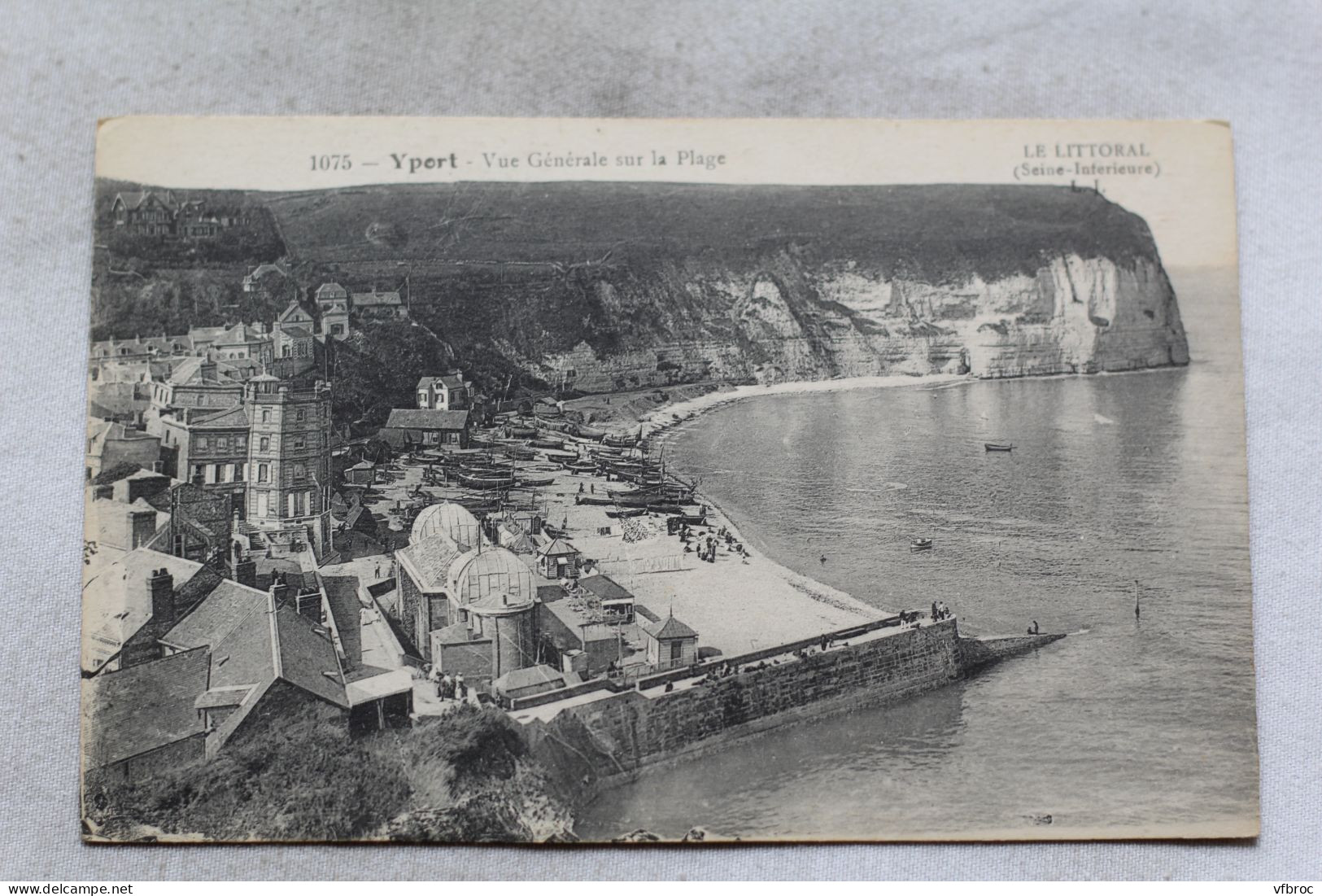 Cpa 1933, Yport, Vue Générale Sur La Plage, Seine Maritime76 - Yport