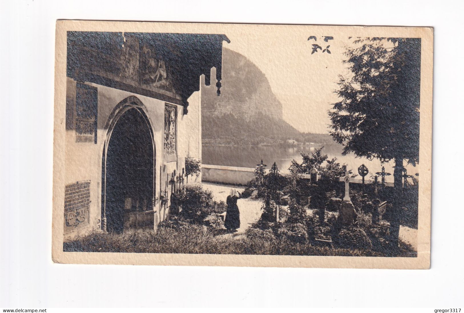 E5415) HALLSTATT - Studie A. D. Kirche - Tolle Alte AK - - Hallstatt