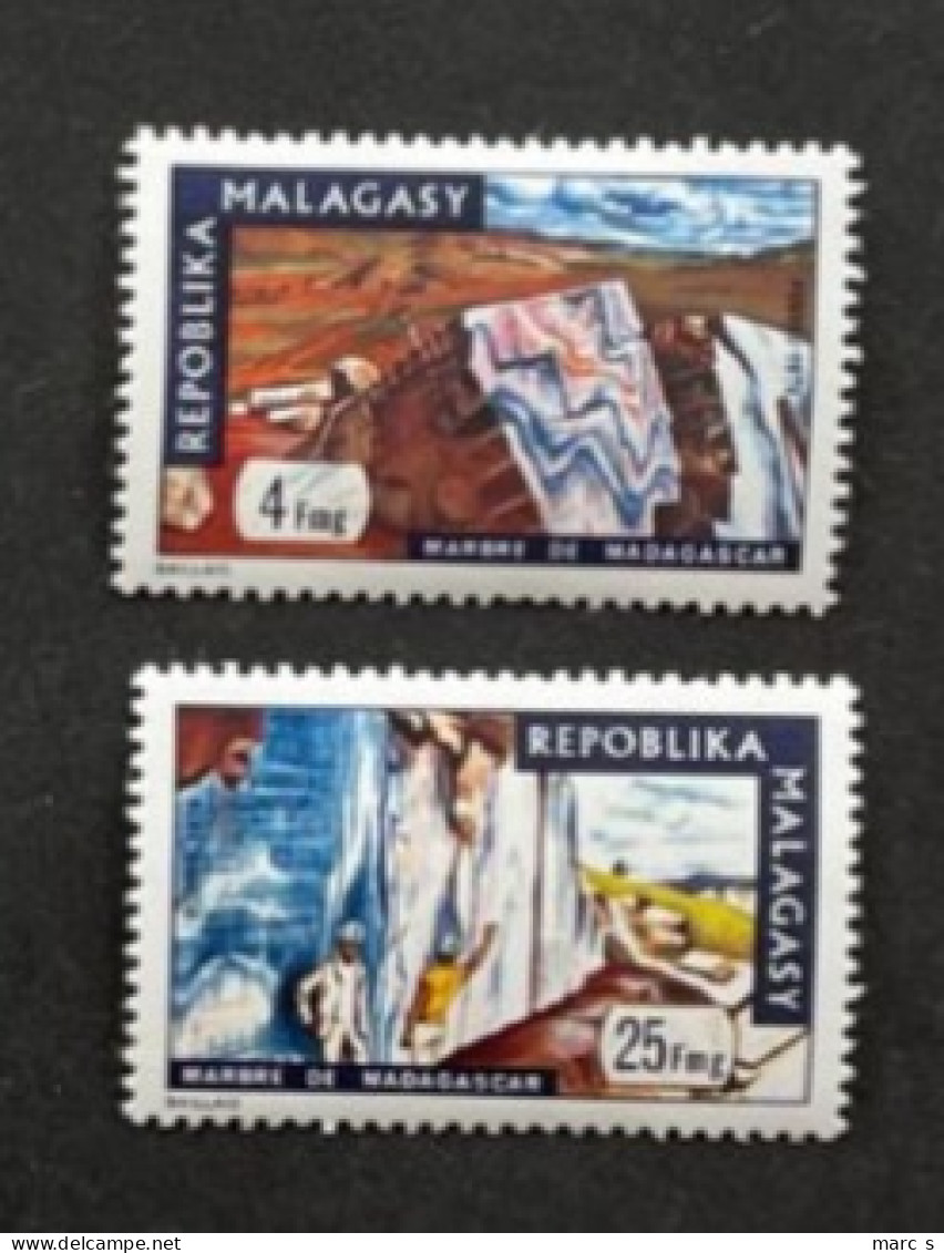 MADAGASCAR 1974 - NEUF**/MNH - Série Complète Mi 721 / 722 - YT 543 / 544 - Madagascar (1960-...)