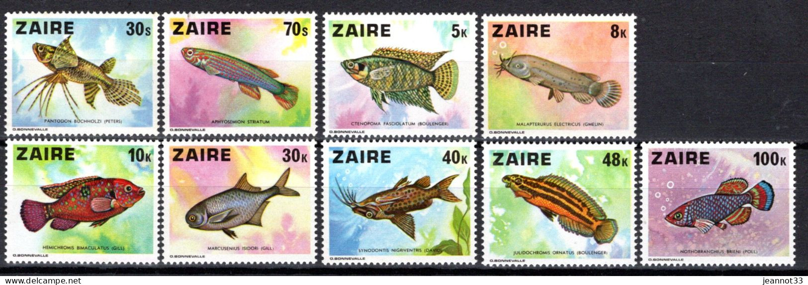 918/26** Poissons - Neuf Sans Charnières - Unused Stamps