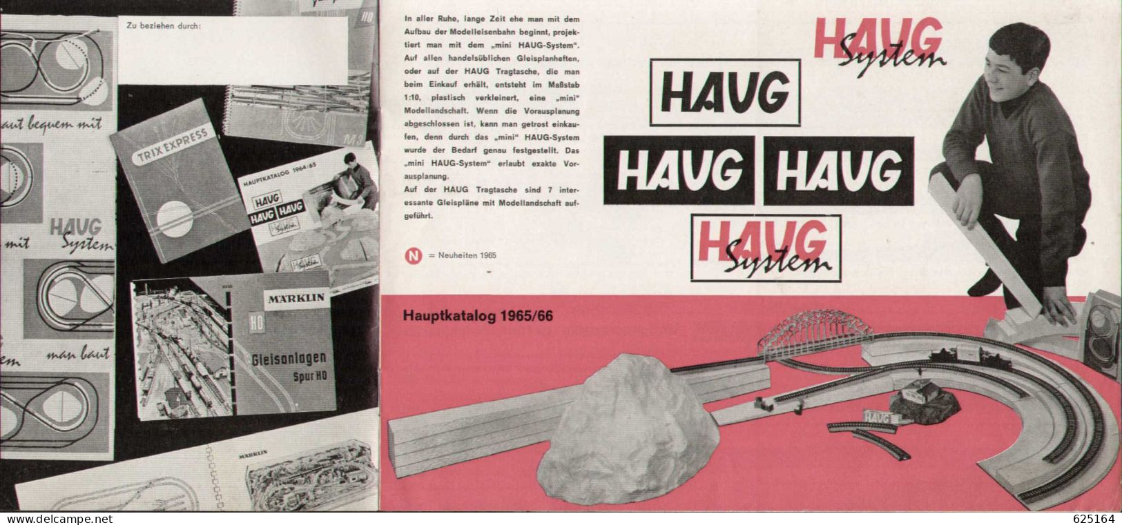 Catalogue HAUGH SYSTEM 1965/66 HO - Man Baut Bequem Mit Haug System - Tedesco