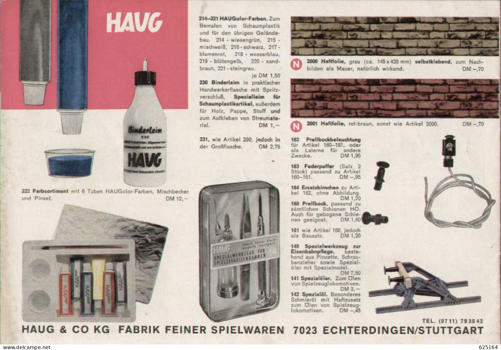 Catalogue HAUGH SYSTEM 1965/66 HO - Man Baut Bequem Mit Haug System - Deutsch