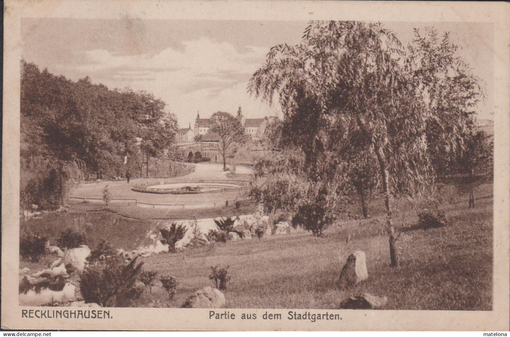 ALLEMAGNE RHENANIE DU NORD WESTPHALIE RECKLINGHAUSEN PARTIE AUS DEM STADTGARTEN - Recklinghausen