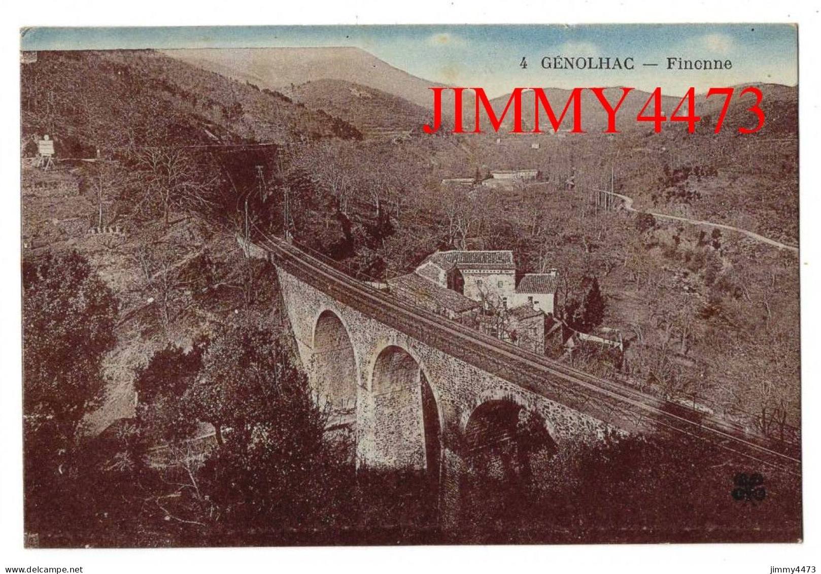 CPA - GENOLHAC En 1929 - Finonne ( Canton De La Grand-Combe Gard ) N° 4 - La Grand-Combe