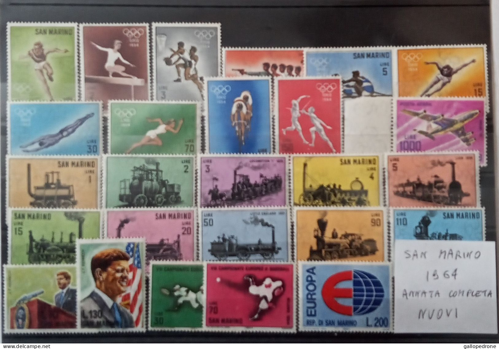 1964 San Marino, 6 Serie Complete - 26 Francobolli Nuovi - MNH ** - Neufs