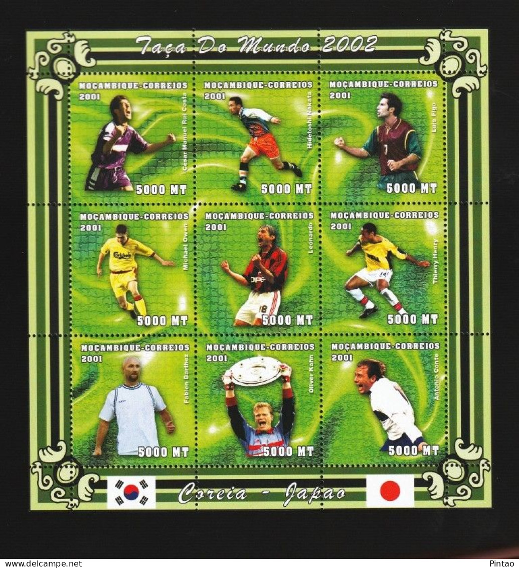 MOÇ1288- MOÇAMBIQUE 2001- MNH_ FUTEBOL - MUNDIAL 2002 - Mozambique