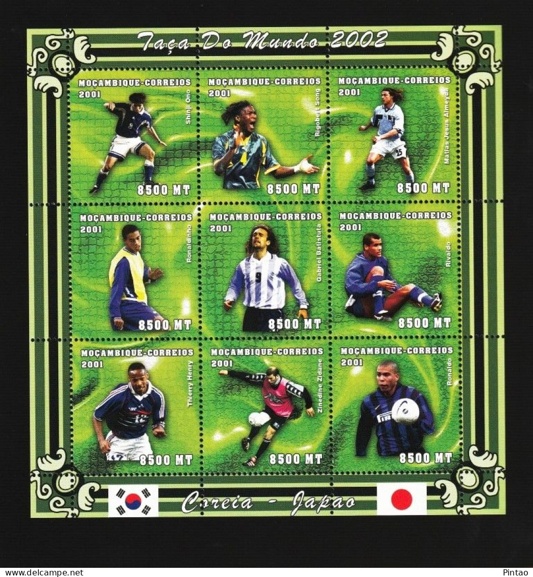 MOÇ1290- MOÇAMBIQUE 2001- MNH_ FUTEBOL - MUNDIAL 2002 - Mozambique