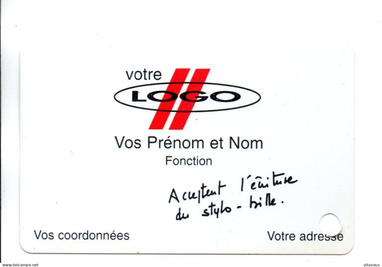 Carte Spécimen Démonstration Card  (salon 570) - Badge Di Eventi E Manifestazioni