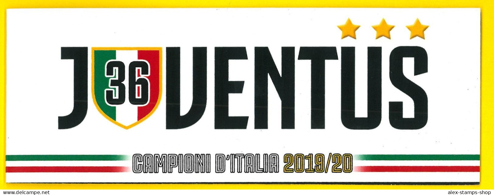 ITALIA 2020 NEW BOOKLET JUVENTUS CAMPIONE 2019-20 CALCIO LIBRETTO NUMERATO 029 - Markenheftchen