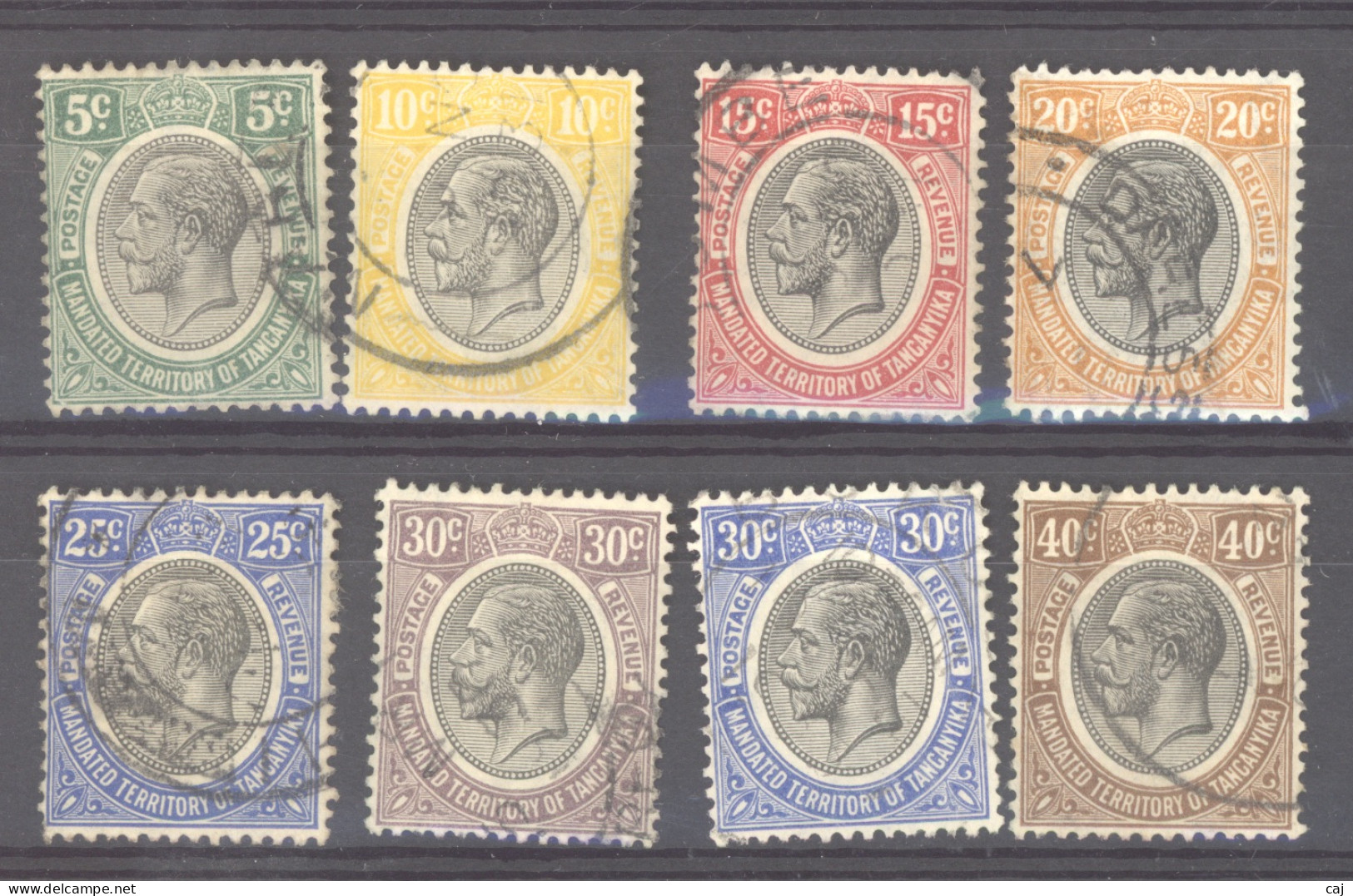 Tanganyika  :  Yv  25-31  (o) - Tanganyika (...-1932)