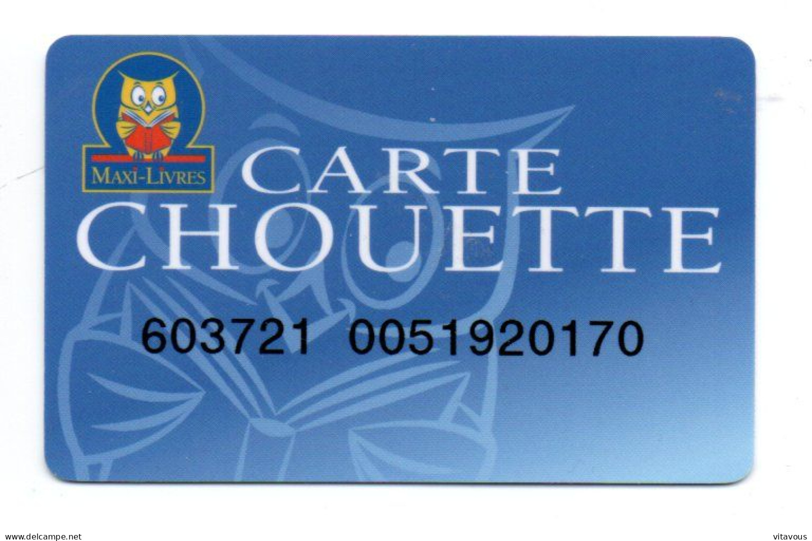 Carte Fidélité  Chouette Magnétique France  Card  (salon 571) - Cadeaubonnen En Spaarkaarten