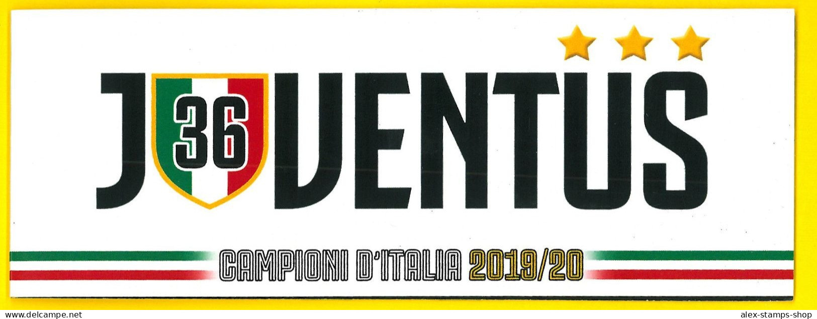 ITALIA 2020 NEW BOOKLET JUVENTUS CAMPIONE ITALIA CON CODICE BARRE NUMERATO 019 - Carnets