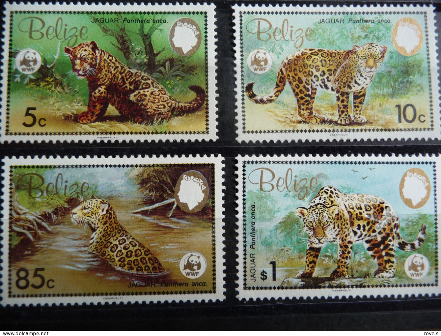 (8) Belize/British Honduras 1983 WWF, Jaguar 4v, MNH , Nature - Animals WWF - Honduras Británica (...-1970)