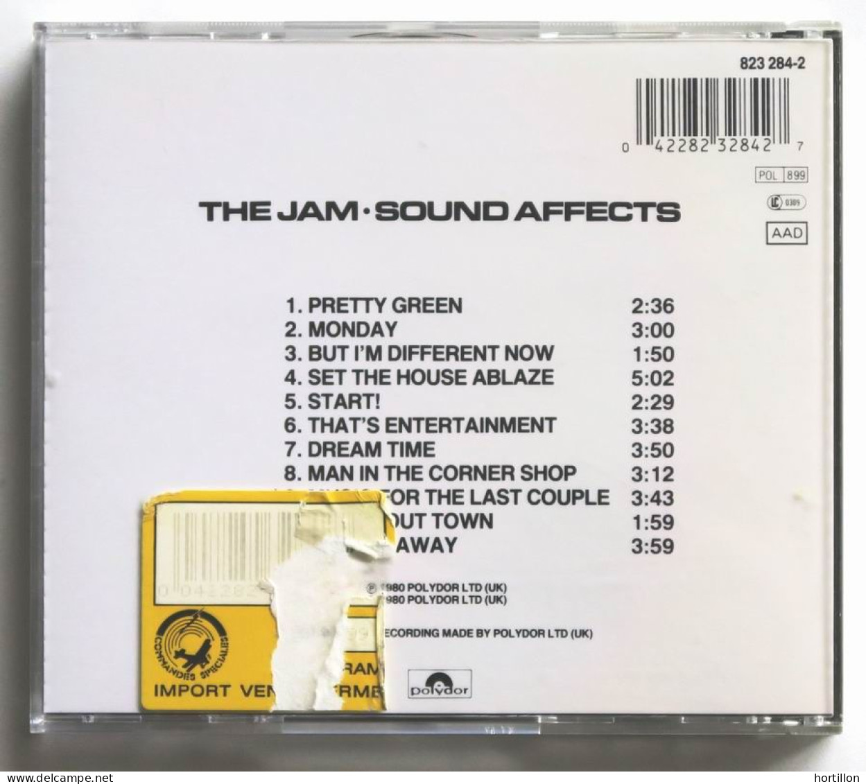 CD Album - THE JAM (Paul Weller) : Sound Affects Label Polydor 1980 That's Entertainment - Rock