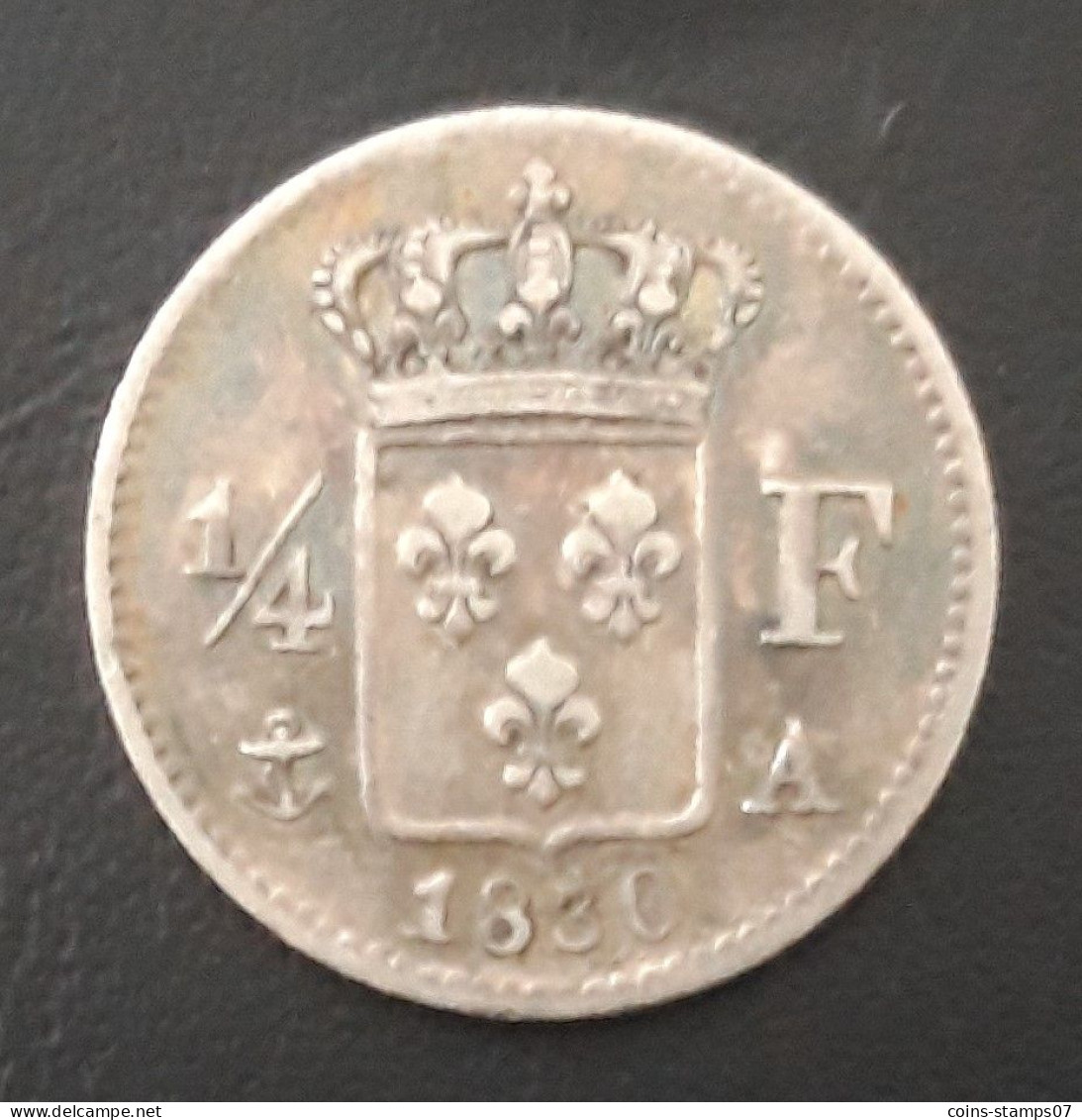 France - Charles X - 1/4 Franc 1830 A (Paris) - 1/4 Francs
