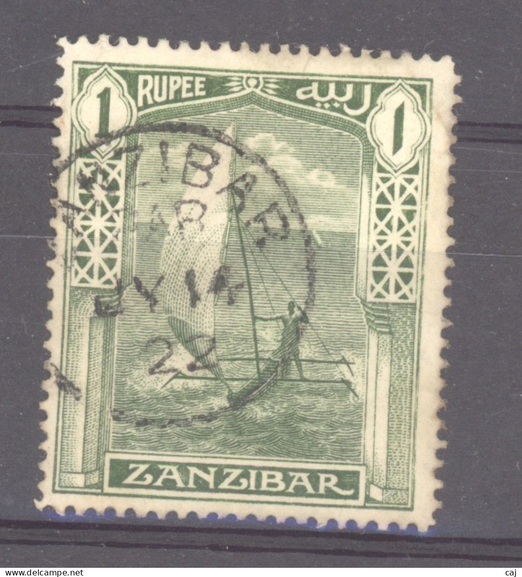 Zanzibar  :  Yv  138  (o)  Filigrane CA Multiple - Zanzibar (...-1963)