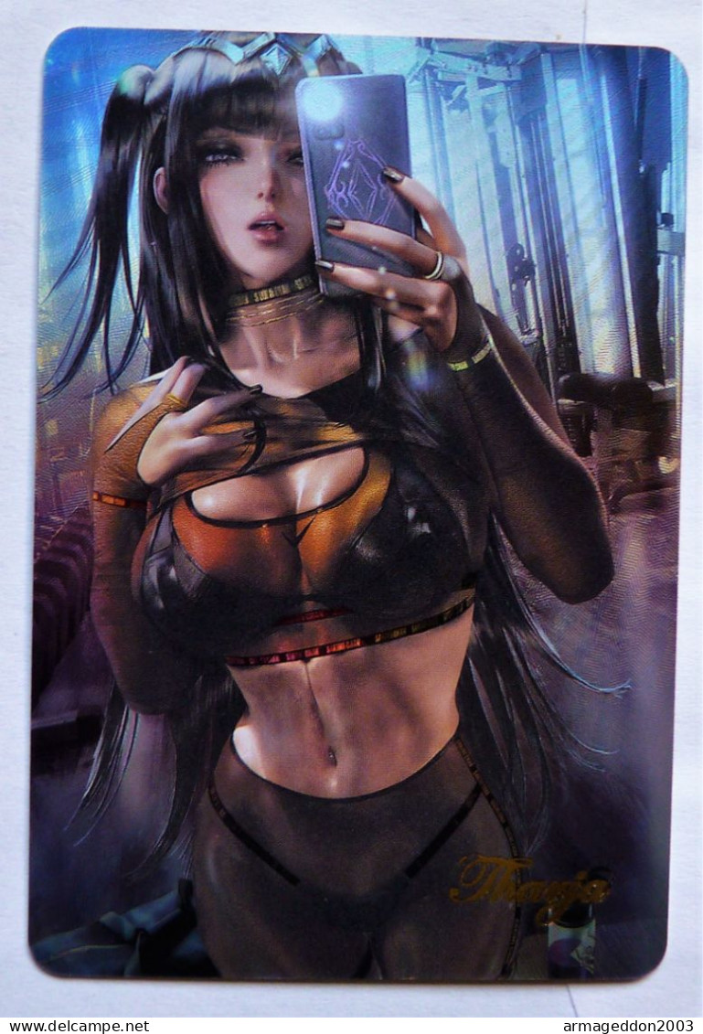 CARTE SEXY GIRL WAIFU BEAUTY MANGA ANIME HOLO BRILLANTE Fire Emblem Tharja - Andere & Zonder Classificatie