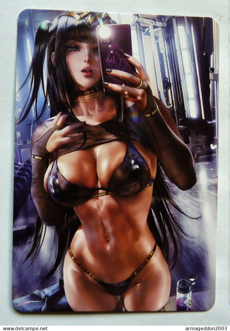 CARTE SEXY GIRL WAIFU BEAUTY MANGA ANIME HOLO BRILLANTE Fire Emblem Tharja - Andere & Zonder Classificatie