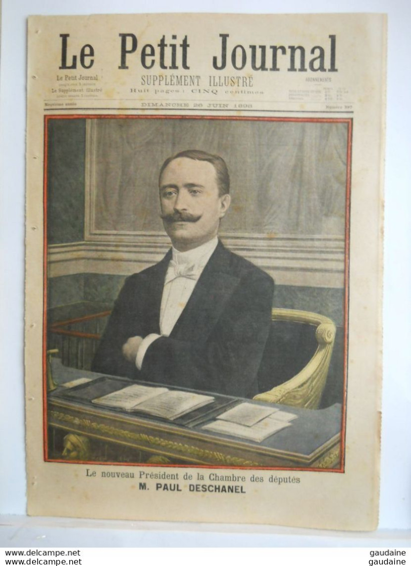 Le Petit Journal N°397 – 26 Juin 1898 - Députés PAUL DESCHANEL - Ferrade à ARLES - Le Petit Journal