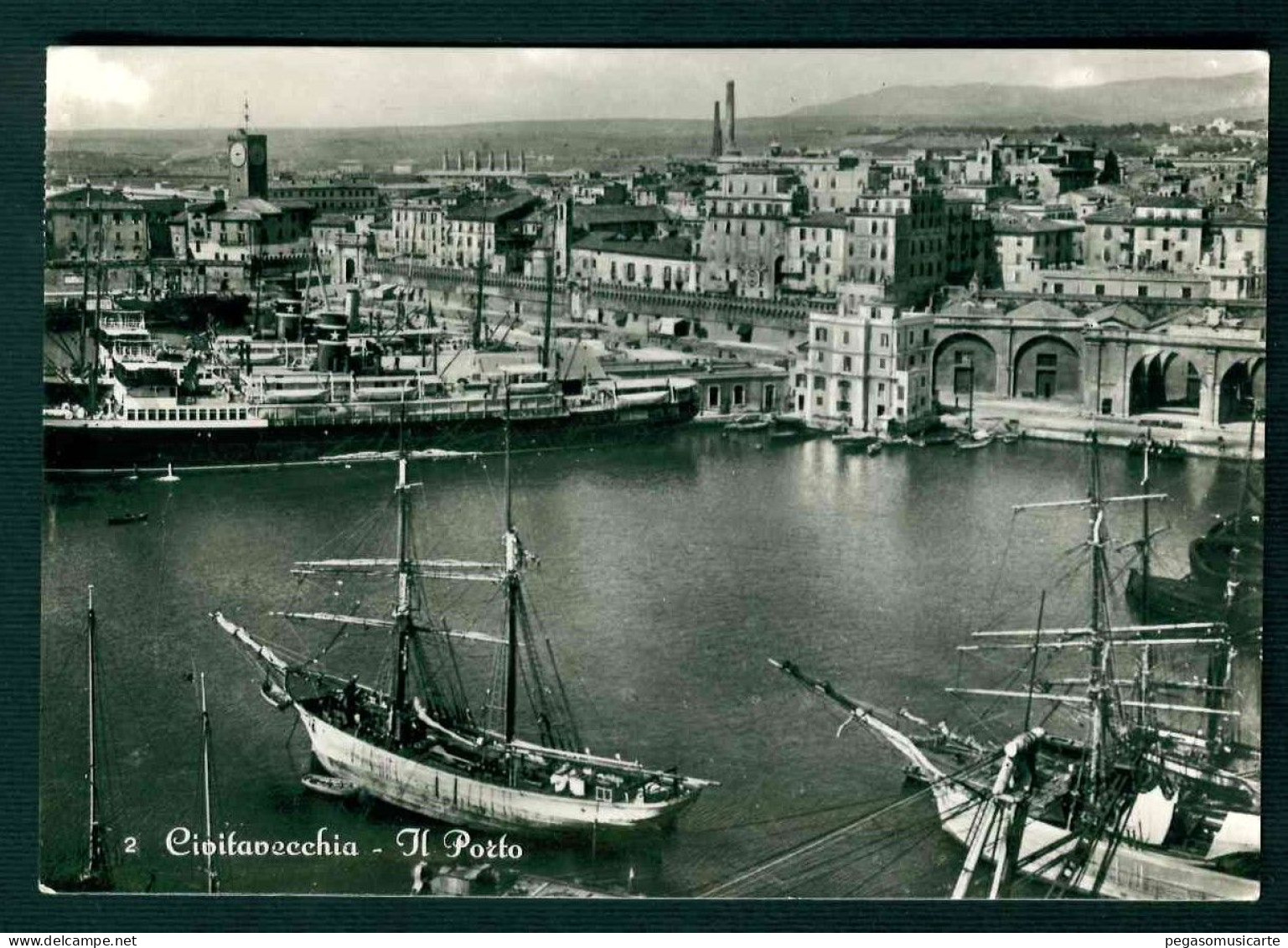 BB410 - CIVITAVECCHIA - IL PORTO - NAVI BOAT SHIP PORT 195 - ROMA - Civitavecchia