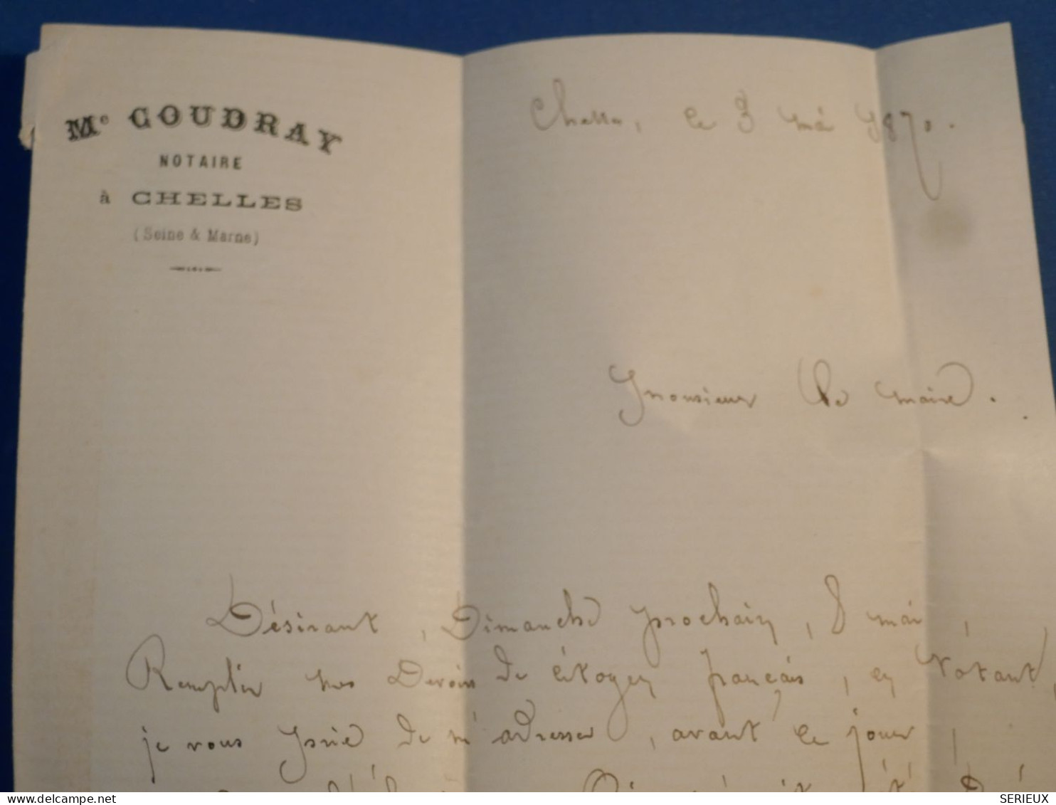 DL 6  FRANCE  BELLE LETTRE 1864 PETIT BUREAU  CHELLES A  SAUMUR   + NAP. N°  29 + AFF. INTERESSANT+ - 1849-1876: Periodo Clásico