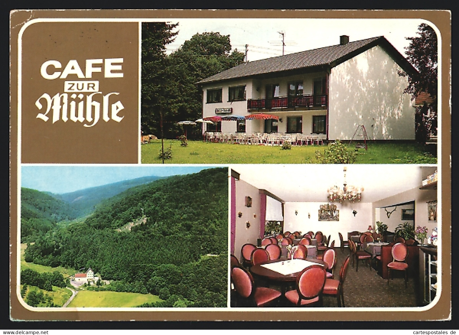 AK Nonnweiler, Cafè Zur Mühle In Drei Ansichten  - Nonnweiler