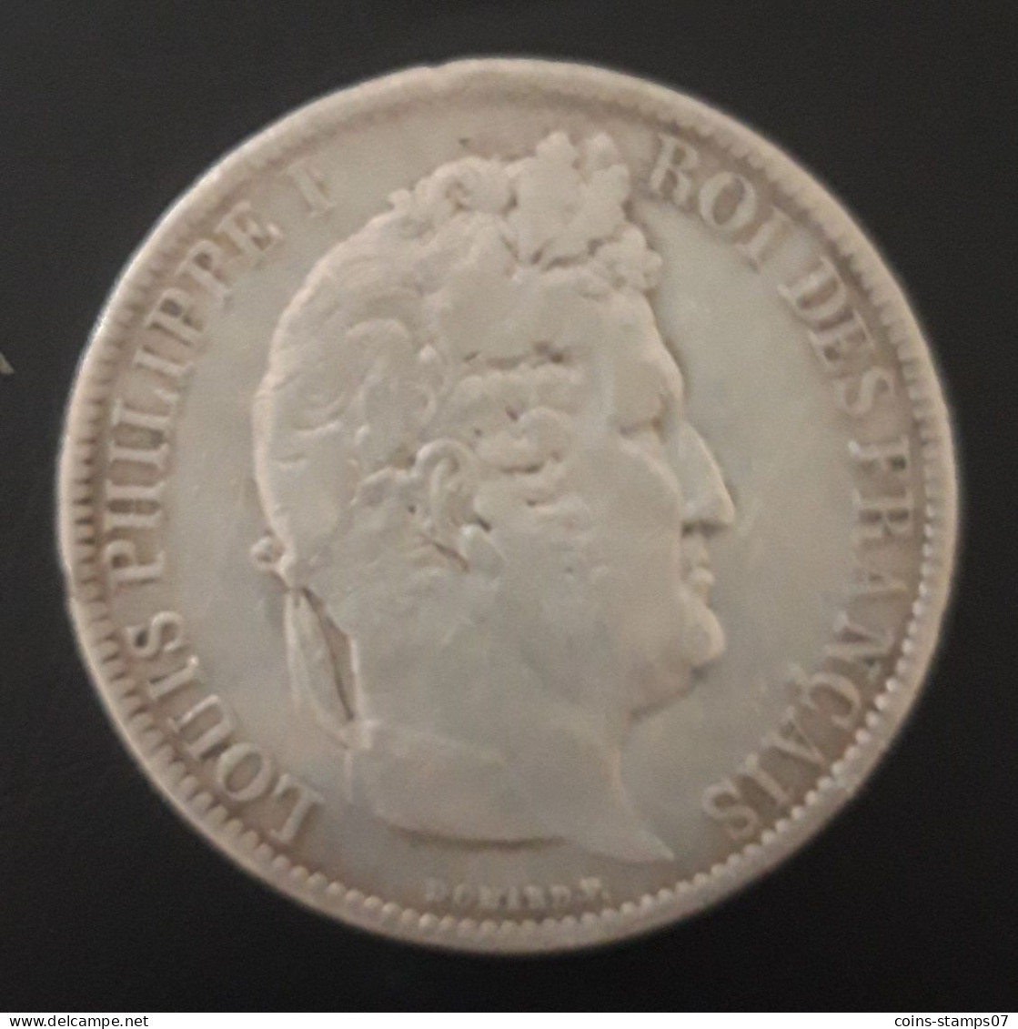 France - Louis Philippe I - 5 Francs 1831 D (Lyon) - Tranche En Creux - 5 Francs