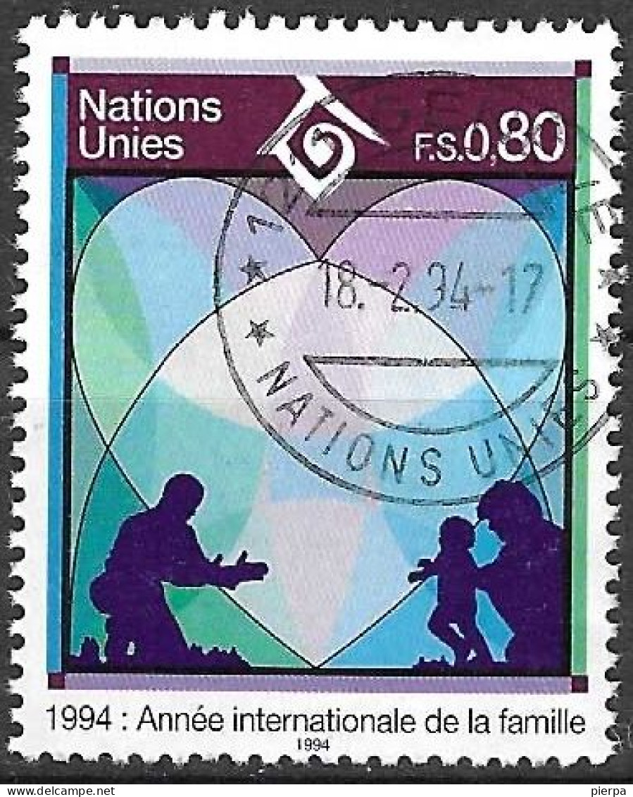 O.N.U. GENEVE - 1994 - ANNO DELLA FAMIGLIA - FR. 0,80 - USATO (YVERT 263 - MICHEL 243) - Used Stamps